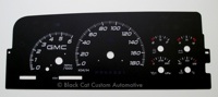 95-99 GM Full Size Custom Gauge Face
